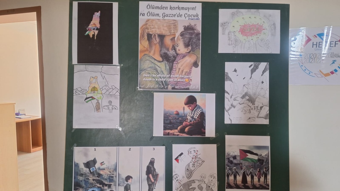 Gazze Konulu Resim Ve Afiş Yarışmamız Sonuçlandı.